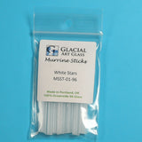 White Star Murrine Sticks COE 96 Fusible Glass MSST-01-96