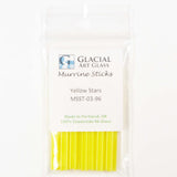 Yellow Star Murrine Sticks COE 96 Fusible Glass MSST-03-96