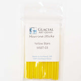 Yellow Star Murrine Sticks COE 90 Fusible Glass MSST-03