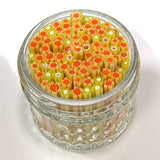 Marigold and Orange Flowers Murrine Sticks COE 90 Fusible Glass MSFL-021111