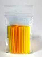 Opaque Yellow and Orange Flower Murrine Sticks COE 96 Fusible Glass MSFL-021118-96