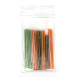 Orange & Fern Green Wildflower Murrine Sticks COE 96 Fusible Glass MSFL-01-96