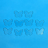 Glass Butterflies Clear Fusible Blanks - COE 96 Glass - 2 Sizes Available