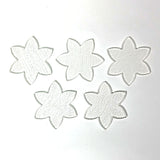 Glass Flowers Clear Fusible Blanks - COE 90 Bullseye Glass - 2" Tall