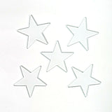 Glass Stars Clear Fusible Blanks - COE 96 Glass - 2" Tall