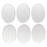 Glass Ovals Clear Fusible Blanks - COE 90 Bullseye Glass - 4 Sizes Available, 1 Easy Price!