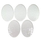 Glass Ovals Clear Fusible Blanks - COE 90 Bullseye Glass - 4 Sizes Available, 1 Easy Price!