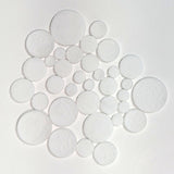 Circle Powder Wafers - Fusible Glass COE 90 - 14 Color Options