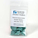 Circle Powder Wafers - Fusible Glass COE 96 - 14 Color Options