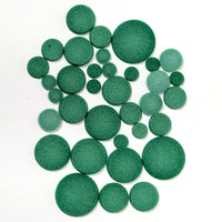Circle Powder Wafers - Fusible Glass COE 90 - 14 Color Options