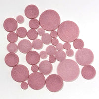 Circle Powder Wafers - Fusible Glass COE 90 - 14 Color Options