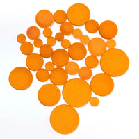 Circle Powder Wafers - Fusible Glass COE 90 - 14 Color Options