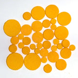 Circle Powder Wafers - Fusible Glass COE 90 - 14 Color Options