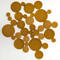 Circle Powder Wafers - Fusible Glass COE 90 - 14 Color Options