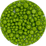 Pea Pod Opal Frit Balls - 3 Size Options - COE 90 Fusible Glass