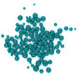 Peacock Green Opal Frit Balls - 3 Size Options - COE 96 Fusible Glass