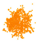 Pumpkin Orange Opal Frit Balls - 3 Size Options - COE 90 Fusible Glass