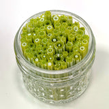 Spring Green Flowers Murrine Sticks COE 90 Fusible Glass MSFL-021414