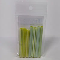 Spring Green Flowers Murrine Sticks COE 90 Fusible Glass MSFL-021414