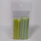 Spring Green Flowers Murrine Sticks COE 90 Fusible Glass MSFL-021414