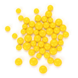 Sunflower Yellow Opal Frit Balls - 3 Size Options - COE 90 Fusible Glass