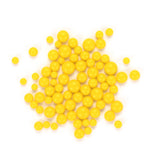Sunflower Yellow Opal Frit Balls - 3 Size Options - COE 90 Fusible Glass