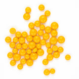 Sunflower Yellow Opal Frit Balls - 3 Size Options - COE 96 Fusible Glass
