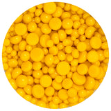 Sunflower Yellow Opal Frit Balls - 3 Size Options - COE 96 Fusible Glass