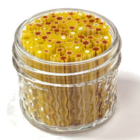 Sunflower and Burnt Orange Flowers Murrine Sticks COE 90 Fusible Glass MSFL-020909
