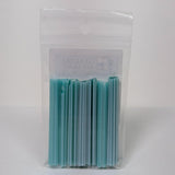 Teal and Turquoise Flowers Murrine Sticks COE 90 Fusible Glass MSFL-021515