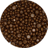 Umber Opal Frit Balls - 3 Size Options - COE 90 Fusible Glass