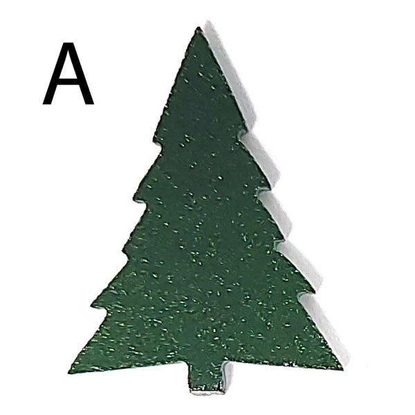 Precut Fusible Glass Christmas Trees, 3 Inches Tall, COE 90 - 6 Designs Available