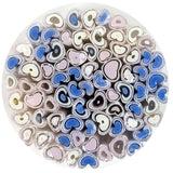 The image is a circular arrangement of various colored glass tubes or rods, creating a visually striking and intricate design.