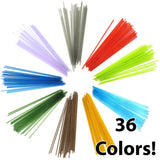 1mm Stringer Sample Tubes (about 20 pieces, 4.5 inches long) COE 90 Bullseye Glass