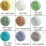 Pale Tint Transparent Coarse Glass Frit - 24 Translucent Colors! Bullseye COE 90 Fusible