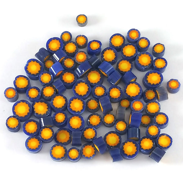 Sun Murrine 10101-96 Millefiori COE 96 Glacial Art Glass