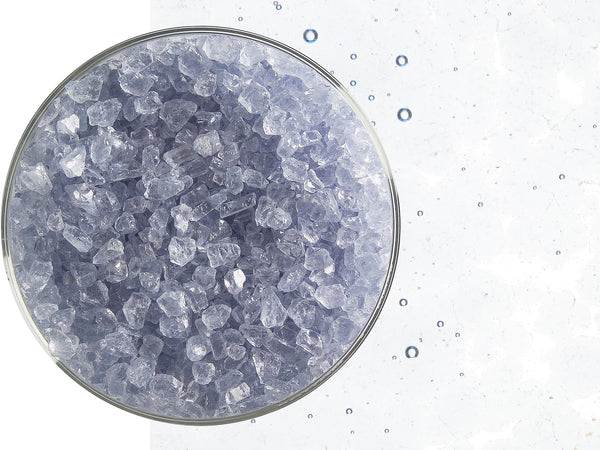 Indigo Pale Transparent Glass Frit Coarse Bullseye COE 90 Thumbnail