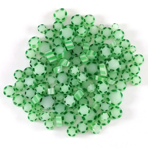 Green Peppermint Murrine 13102-96 Millefiori COE 96