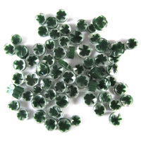 Green Clover/Shamrock Murrine on Clear - COE 96 Oceanside Millefiori