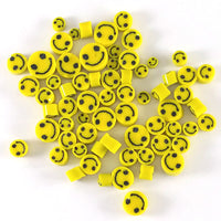 Happy Face Murrine 19101-96 Millefiori COE 96 Glacial Art Glass