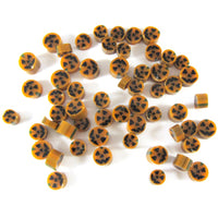 Jack-o'-lantern Murrine 40101-96 Millefiori COE 96 Glacial Art Glass