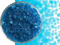 Turquoise Blue Transparent Glass Frit Coarse Bullseye COE 90 Thumbnail