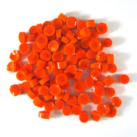 Light Orange semi-opal Dots D1711-96 COE 96 Glacial Art Glass