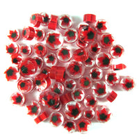 Maple Leaf Murrine 7101-96 Millefiori COE 96 Glacial Art Glass