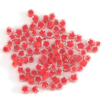 Red Leaf Murrine 7103-96 Millefiori COE 96 Glacial Art Glass
