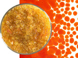 Orange Transparent Glass Frit Coarse Bullseye COE 90 Thumbnail
