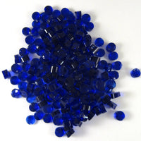 Deep Royal Blue Dots D1114 COE 90 Glacial Art Glass