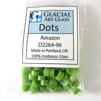 Amazon Dots D2264-96 COE 96 Glacial Art Glass