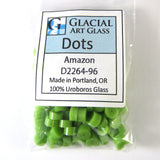 Amazon Dots D2264-96 COE 96 Glacial Art Glass