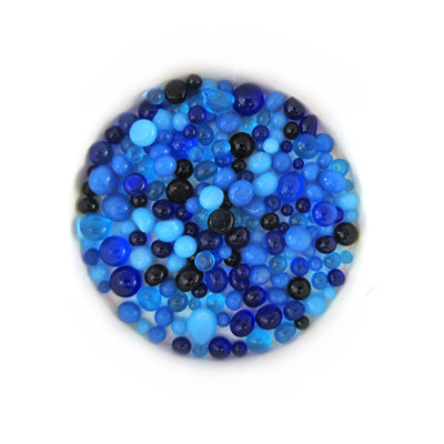 Breathtaking Blues Frit Balls ASRT-FB-BB COE 90 Glacial Art Glass